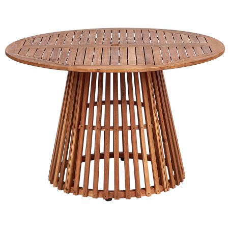 Masă dining de exterior AGELLO 120 cm 120 cm Lemn de acacia Maro [1]