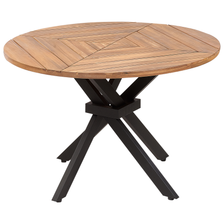 Masă dining de exterior LISSONE 110 cm 110 cm Lemn de acacia Maro [1]