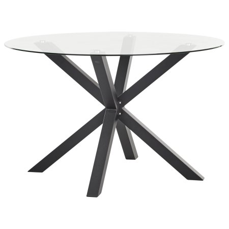 MALETTO outdoor dining table 120 cm 120 cm Glass Black [3]