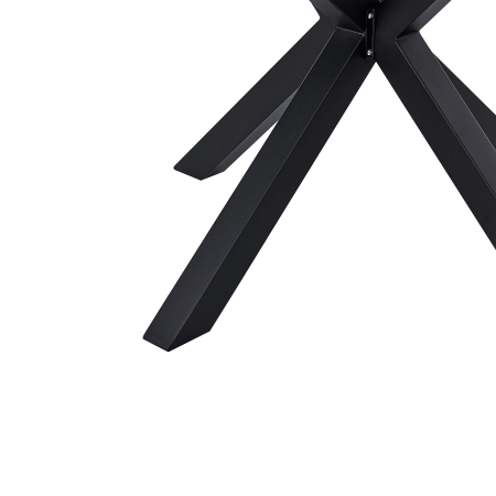 Masă dining de exterior MALETTO 120 cm 120 cm Sticlă Negru [4]