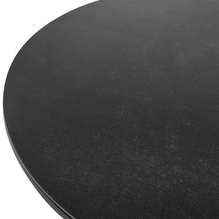 Masă dining de exterior OLMETTO 83 cm 110 cm Sticlă Negru [4]