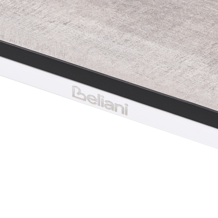 Outdoor dining table SOVARETO 180 cm 90 cm wood look Light grey [6]