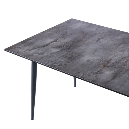 Outdoor dining table TOLENTINO 180 cm 90 cm stone effect Grey [4]