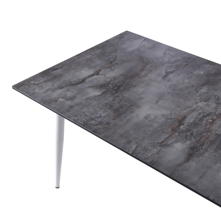 Outdoor dining table TOLENTINO 180 cm 90 cm stone effect Grey [4]