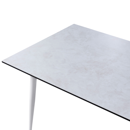 Outdoor dining table TOLENTINO 180 cm 90 cm stone effect Light grey [4]