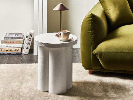 Mese - Masă laterală ADEL Alb