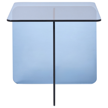 Masă laterală AMISK Sticlă securizată Albastru [3]