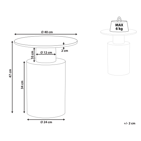 Side table ARIAGA Metal Gold [2]