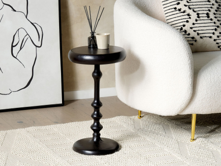 Mese - Masă laterală ATAPO Metal Negru