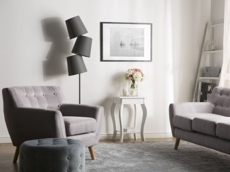 Mese - Masă laterală AVON Alb