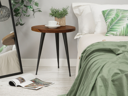 Mese - Masă laterală DETAH Lemn de tec Maro închis