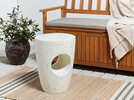 Mese - Masă laterală EDOLO Terrazzo alb