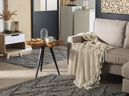 Mese - Masă laterală ELSA Lemn de tec Maro