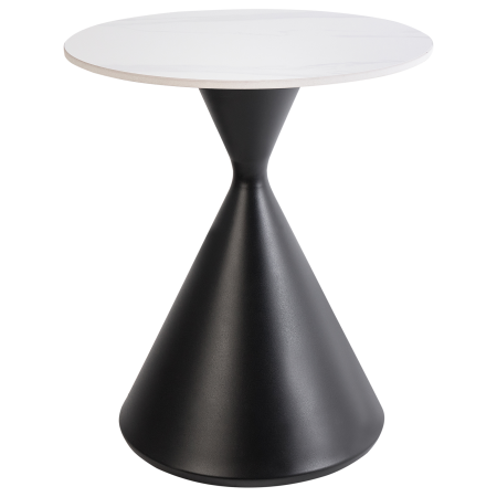 HAIWEE side table Ceramic Black/White [1]