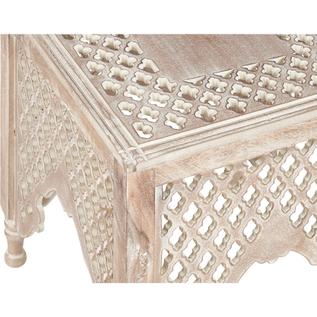 Masă laterală KADMA Lemn de mango Maro deschis [4]