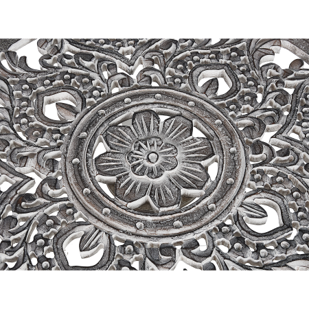 Masă laterală NAPARA Lemn de mango Gri [5]