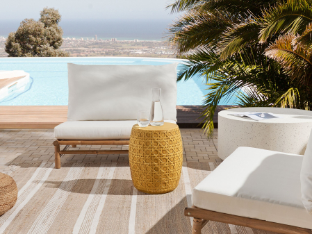 Mese - Masă laterală SADOLE Natural