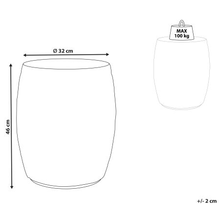 Masă laterală SADOLE Natural [2]
