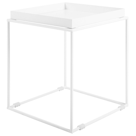 SAXON Side Table Metal White [1]