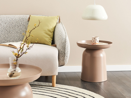 Mese - Masă laterală TORRENS Metal Taupe