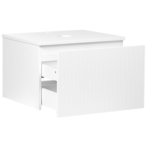 Wall Mounted Washbasin Cover ALZIRA 60 cm White [4]