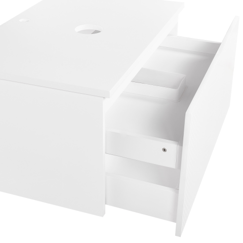 Wall-mounted washbasin cover ALZIRA 80 cm White [6]