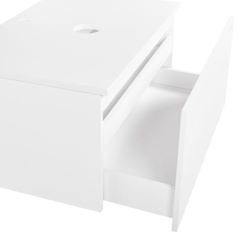 Wall-mounted washbasin cover ALZIRA 80 cm White [7]