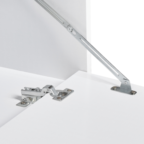 Mască pentru lavoar de perete CASCAVEL 80 cm Alb [7]