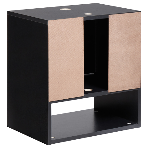 Mască pentru lavoar de perete LIMERIA 45 cm Negru [5]