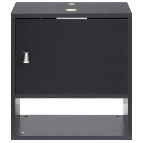 Mască pentru lavoar de perete LIMERIA 45 cm Negru [4]