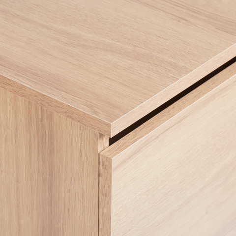 Mască pentru lavoar de perete NATAL 60 cm Maro deschis [6]