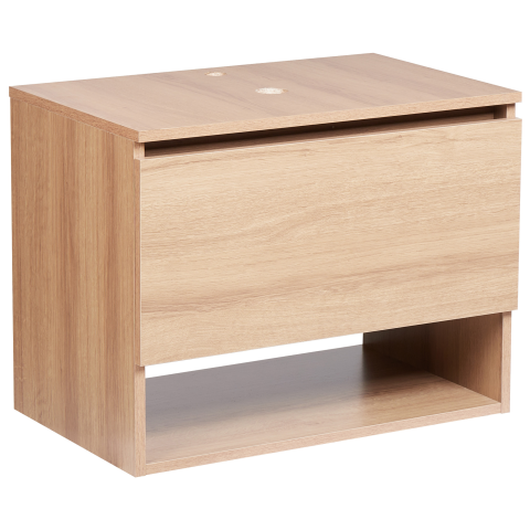 Mască pentru lavoar de perete NATAL 60 cm Maro deschis [1]