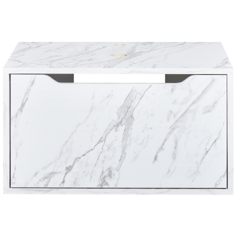 Wall-mounted washbasin cover PETROLINA 60 cm White marble [4]