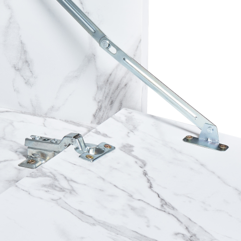 Wall-mounted washbasin cover PETROLINA 60 cm White marble [7]