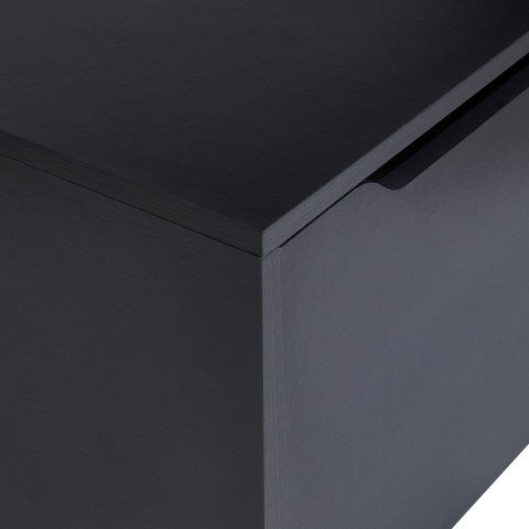 Wall-mounted washbasin cover PETROLINA 60 cm Black [6]