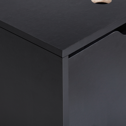 SUZANO wall washbasin cover 45 cm Black [6]