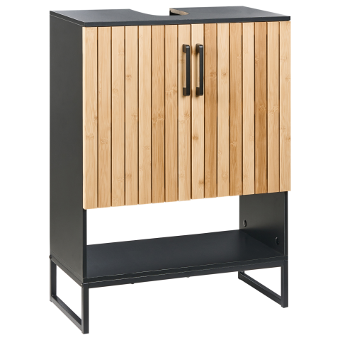 Mască pentru lavoar MISCANTI Lemn de bambus 60 cm Maro deschis [1]