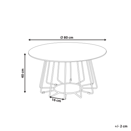 Coffee table BERNIE Tempered glass White marble [2]