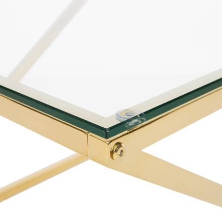 BEVERLY coffee table Glass Gold [4]