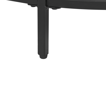 Coffee table BIRNEY Tempered glass Black [6]