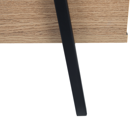 BLACKPOOL coffee table Brown/Black with storage [7]