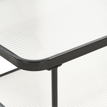 Măsuță de cafea BLAIR Sticlă securizată Negru [4]