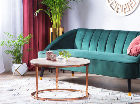 Mese - Măsuță de cafea CORAL Roz auriu