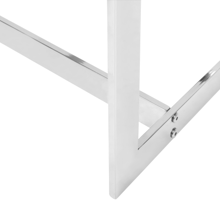 Coffee table CRYSTAL Tempered glass Silver [5]