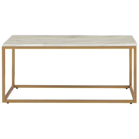 Măsuță de cafea DELANO Marmură/Auriu [3]