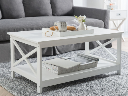Masă de cafea - Coffee table FOSTER White