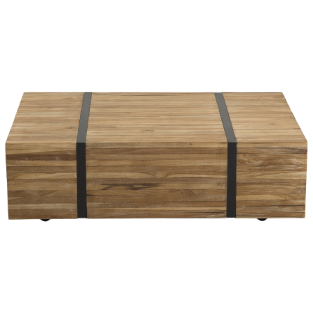 Măsuță de cafea GANDER Lemn de tec Maro [3]