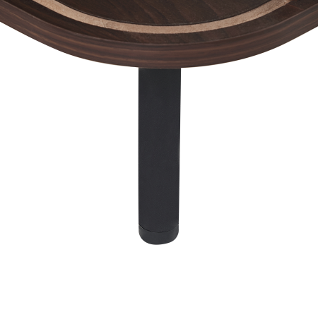 JOSE Coffee Table Dark Brown with Storage [6]