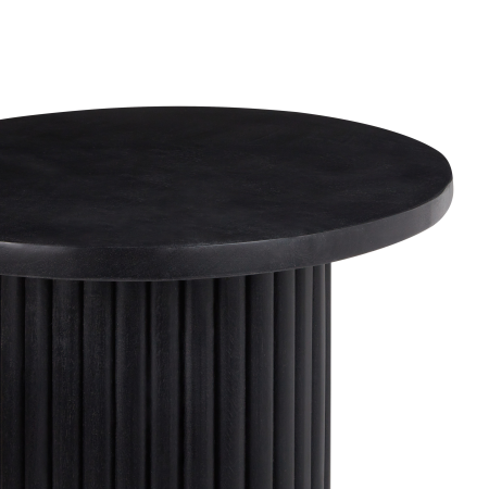 Măsuță de cafea LEMONT Lemn de mango Negru [3]