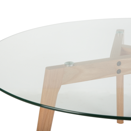 Coffee table MINNESOTA Glass Transparent [4]